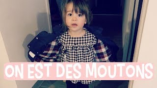 ON EST DES MOUTONS  VLOG FAMILLE [upl. by Oiuqise]