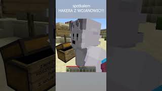 SPOTKAŁEM HAKERA Z WOJANOWIC I HEROBRINE Z MOIM KOLEGĄ W MINECRAFT [upl. by Linell]