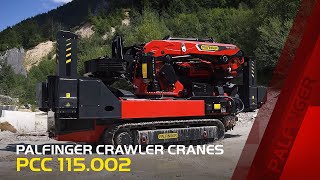 PALFINGER Crawler Cranes  PCC 115002 [upl. by Odyssey]