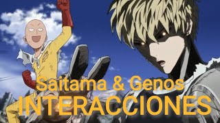 Saitama y Genos  interacciones y momentos divertidos en Latino  One Punch Man [upl. by Drape]