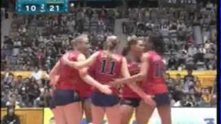 RUSSIA VS USA MUNDIAL FEMENINO VOLEIBOL 2010 2 set [upl. by Ivah]