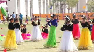 Ghoomer and Satrangi Dance performance by StudentsSeth MRJaipuria School Bansal Campus Lucknow [upl. by Ardnuasak]