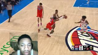 Rockets vs Thunder Highlights Reaction [upl. by Alyag]