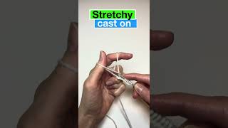 How to knit stretchy cast on [upl. by Litnahs]