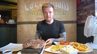 MEGA 72oz STEAK CHALLENGE CattlemansSteakhousePGN [upl. by Christianity516]