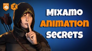 Blender tutorial Mixamo Animation Secrets [upl. by Langille]