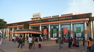 Madurai Streets  West Veli Street  Mangammal Chatram  Railway Station  Periyar Bus Stand [upl. by Ahsiya829]