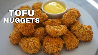 TOFU NUGGETS RECIPE  The Best Tofu Recipe Ever [upl. by Bascio]