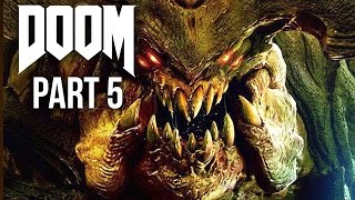 DOOM 4 Gameplay Walkthrough Part 5  ARGENT ENERGY TOWER Doom 4 Campaign 2016 [upl. by Anoi]