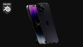 Epic Iphone 15 pro Renders in Blender free model download [upl. by Nwahsav]