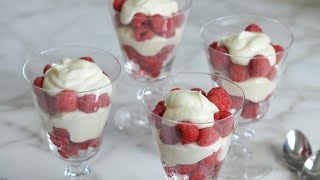 How To Make Two mint Easy Desert Recipe  Hvordan lage to minutters enkel dessertoppskrift [upl. by Yarled]