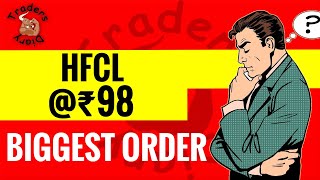 hfcl share latest news  biggest order ever  दो साल बाद  क्या बड़ी तेज़ी होगी   hfcl share news [upl. by Gader]