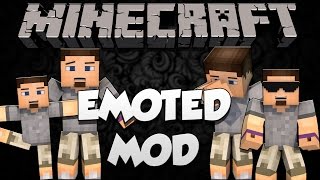 EMOJI ANIMATIONS IN MINECRAFT Minecraft Emotes Mod HD [upl. by Mukul]