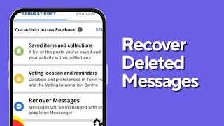 How to Recover Deleted Messages on Messenger [upl. by Sueaddaht]