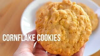 EASY CORNFLAKE COOKIES RECIPE 5 INGREDIENTS [upl. by Beulah]