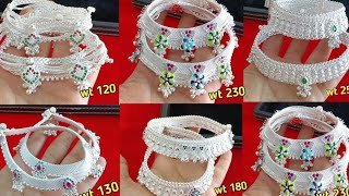 Latest Heavy Silver Anklet Designs 2022 With Price  Dulhan Payal Design [upl. by Weisman]