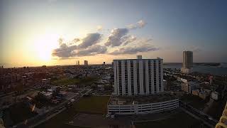 Todays 08102024 Atlantic City Sunset from Absecon Lighthouse [upl. by Mallon]