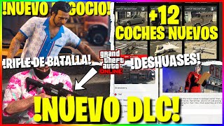 NUEVO DLC en GTA5 ONLINE  NUEVOS COCHES PROPIEDADES ARMAS NEGOCIO PROPIEDADES amp MUCHO MAS [upl. by Anerhs774]