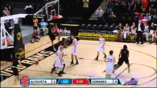 Altavistas Juan Thornhill alley oop dunk off the inbounds [upl. by Akiemehs329]