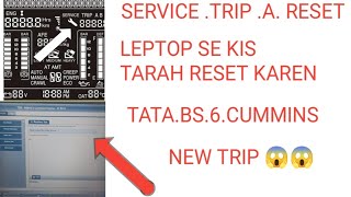 SERVICE😱TRIP A RESETLEPTOP SE KISTAR AH RESET KAREN TATABS6CUMMINS NEW TRIP Log Video [upl. by Hazard]