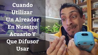 🔵 Cuando Utilizar Un Aireador En Nuestro Acuario Y Que Difusor De Aire Utilizar Para Oxigenar ElAgua [upl. by Richela136]