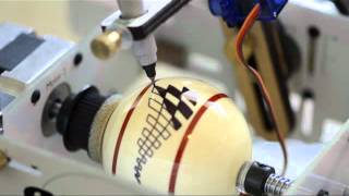 Eggbot Working on a PoolBilliard Ball No sound [upl. by Vinni]