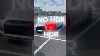 HDR vs NO HDR shorts fyp capcut hdr automobile cars [upl. by Helse754]