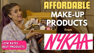 Full Makeup Tutorial for beginners  Affordable branded makeup kit from Nykaa  gimaashi [upl. by Eisiam129]