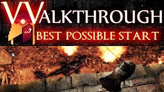 Dark Souls 2 Walkthrough  BEST POSSIBLE START [upl. by Anahsit]