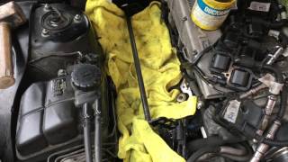 Replace oil valve seals without taking head off on a mercedes sl55 R230PART 4 [upl. by Airtemad]