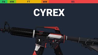 M4A1S Cyrex  Skin Float And Wear Preview [upl. by Materi]