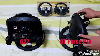 G27 GT Force Pro 内蔵ギア動作音比較 [upl. by Kuehnel530]