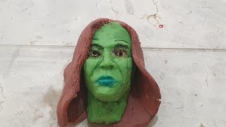 I made Gamora from plasticine [upl. by Aynatahs]