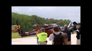 Avro Lancaster taking off at Virginia Beach airshow May 2013 [upl. by Ichabod]