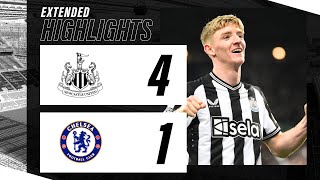 Newcastle United 4 Chelsea 1  EXTENDED Premier League Highlights [upl. by Yztim]