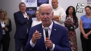 Biden mocked for saying Philly voters got him ‘across the line’ for Delaware Senate seat [upl. by Ailak135]