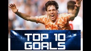 Unbelievable Strikes Top 10 Goals By Marco Van Basten ac Milan Ajax amp Netherlands [upl. by Natan]