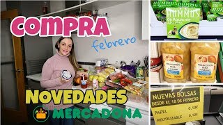 😱MUCHAS NOVEDADES😱 COMPRA FEBRERO MERCADONA  Inma y sus novedades [upl. by Yecad]