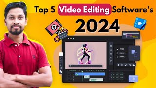 Top 5 Video Editing👍Software in 2024  Best Video Editing software For PC  Professional Editing💥 [upl. by Anatak]