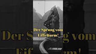 Der Sprung vom Eiffelturm  1912 Franz Reichelt shorts eiffeltower history geschichte [upl. by Mortie523]