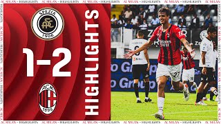 Maldini amp Díaz goal  Spezia 12 AC Milan  Highlights Serie A 202122 [upl. by Larrej]