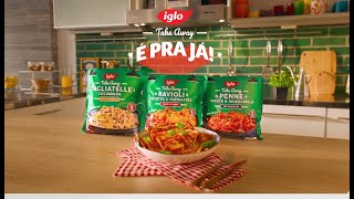 Autênticas Massas Italianas prontas em 5 minutos  Iglo Take Away É pra já [upl. by Etteuqaj]