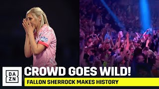 INSANE Darts Crowd ERUPTS As Fallon Sherrock Makes History [upl. by Hurleigh658]