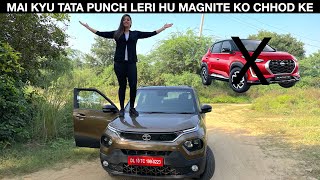 Tata Punch Vs Nissan Magnite  6 Reasons To Buy Punch Over Magnite 🤫 [upl. by Beckett]