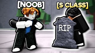 Trolling TOXIC PLAYERS as a Noob with ULTIMATE in Roblox The Strongest Battlegrounds [upl. by Yatnuahc]