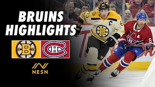 Bruins Highlights Best From Boston’s OT Thriller Against Canadiens [upl. by Beatrisa799]