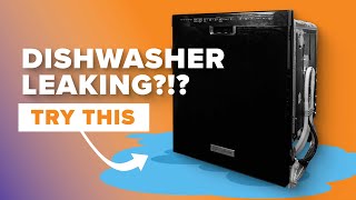 Whirlpool dishwasher leaking Check these 6 things first [upl. by Arjan]