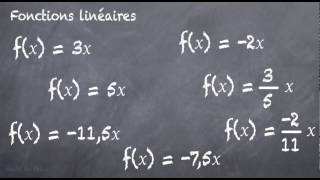 Fonction Affine et Linéaire 3eme  Mathrix [upl. by Wildermuth]