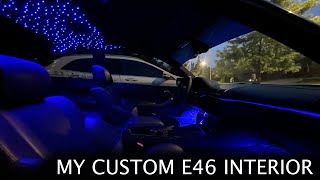 Custom BMW E46 Interior Mods [upl. by Friede]