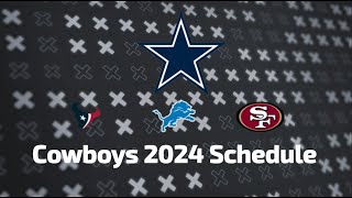 Cowboys 20242025 Schedule [upl. by Ping]